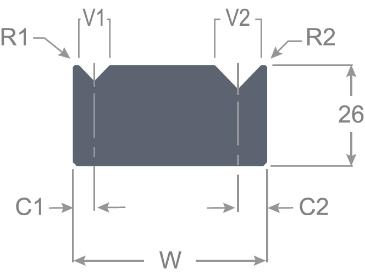 С двумя ручьями  STM 90 Арт.125